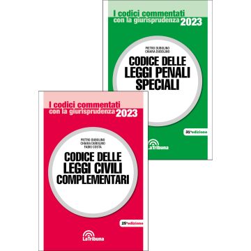 Codice delle leggi Civili complementari + Codice delle leggi penali speciali - Kit 2023 (Codici Commentati)