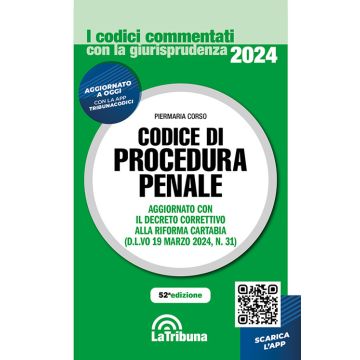 Codice commentato di procedura penale 2024 la tribuna