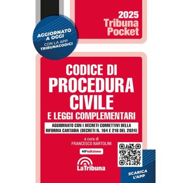 Codice di procedura civile e leggi complementari 49/ed. Gen-2025 (Pocket)