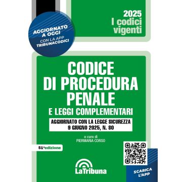 Codice di procedura penale e leggi complementari Giu-2025 - 51/ed. (Codici Vigenti)