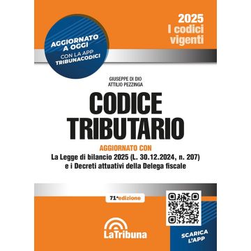 Codice tributario 2025 (Codici Vigenti). Con App Tribunacodici
