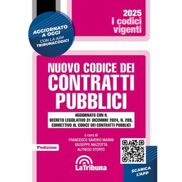 Nuovo codice dei contratti pubblici. Con App Tribunacodici 7/ed. - 2025 (Codici Vigenti)