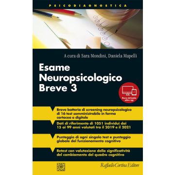 Esame neuropsicologico breve 3. Con app. Con Contenuto digitale per download e accesso on line