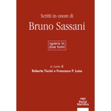 Scritti in onore di Bruno Sassani