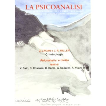 La Psicoanalisi . Vol. 51: Criminologia. -  - Astrolabio - 9788834016367