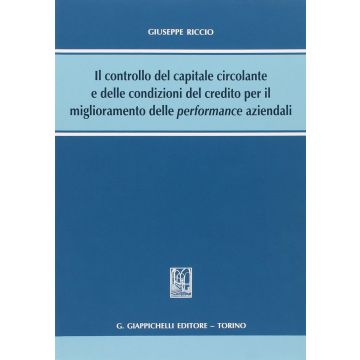 Controllo Del Capitale Circolante E Delle Condizioni Del Credito Per Il  Miglioramento Delle Performance Aziendali - Riccio Giuseppe - Giappichelli - 9788834848005