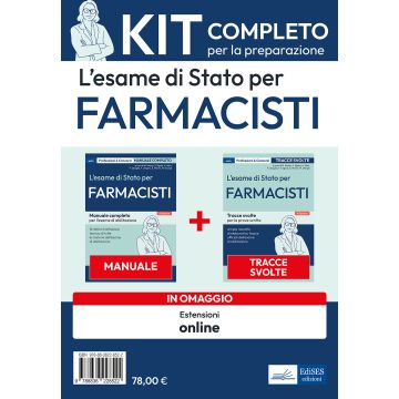 L'esame di Stato per farmacisti. Kit completo per la preparazione 2023 (Utilizzato anche per i Concorso per Sedi Farmaceutiche e Farmacie Ospedaliere)