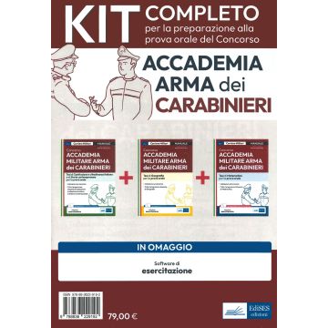 Kit completo per prova orale Concorso Accademia Arma Carabinieri 2023/2024. Con software di simulazione