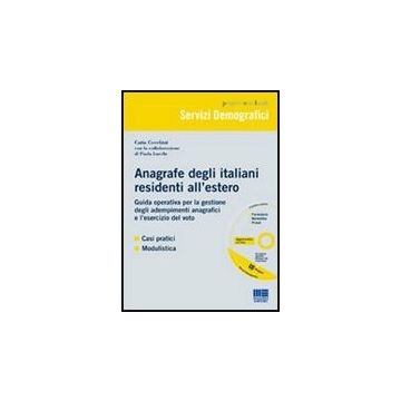 Anagrafe Degli Italiani Residenti All'estero. Con Cd-rom