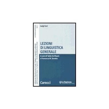 Lezioni Di Linguistica Generale