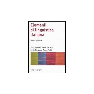 Elementi Di Linguistica Italiana