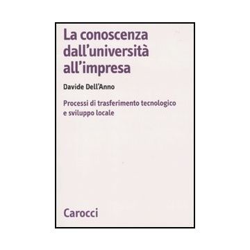 La Conoscenza Dall'universita' All'impresa. Processi Di Trasferimento Tecnologico E Sviluppo Locale 