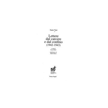 Lettere Dal Carcere E Dal Confino (1942-1943) - Tani Sante - Franco Angeli - 9788846412812