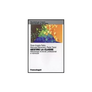 Gestire La Classe. Metodologie Strutturali, Professionali E Individuali - Fabio Rosa A.; Mecenero Manuela; Tiezzi Paola - Franco Angeli - 9788846442161