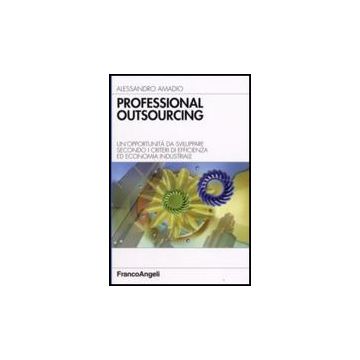 Professional Outsourcing. Un'opportunita' Da Sviluppare Secondo I Criteri Di Efficienza Ed Economia Industriale - Amadio Alessandro - Franco Angeli - 9788846489524