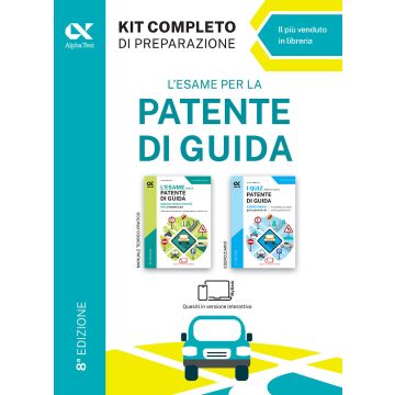 L'esame per la patente di guida. Kit completo di preparazione 2025. Ediz. MyDesk. Con Contenuto online - Alpha Test