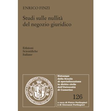 Studi sulle nullità del negozio giuridico