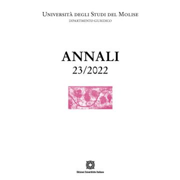 Annali del Dipartimento di scienze giuridico-sociali e dell'amministrazione (2022). Vol. 23