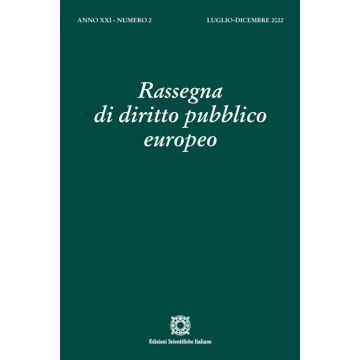 Rassegna di diritto pubblico europeo (2022). Vol. 2