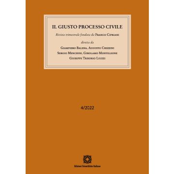 Il giusto processo civile (2022). Vol. 4