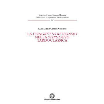 La congruens responsio nella stipulatio tardoclassica