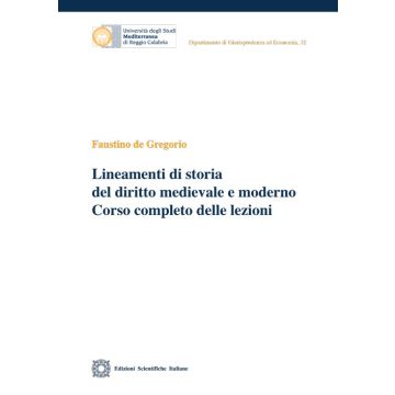 Lineamenti di storia del diritto medievale e moderno