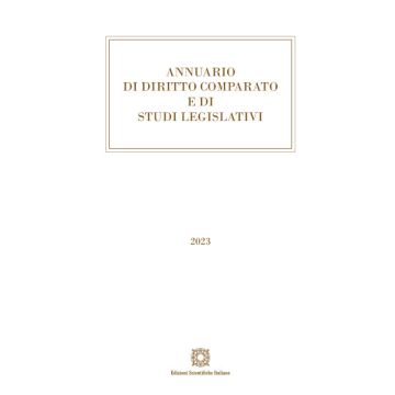 Annuario di diritto comparato e di studi legislativi 2023