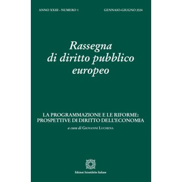 Rassegna di diritto pubblico europeo (2024). Vol. 1