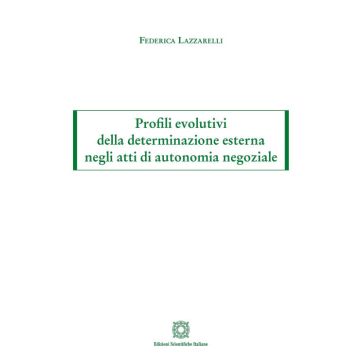 Profili evolutivi della determinazione esterna negli atti di autonomia negoziale