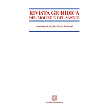 Rivista giuridica del Molise e del Sannio (2024). Vol. 2