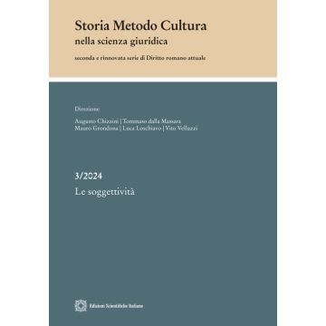 Storia metodo cultura nella scienza giuridica (2024). Vol. 3