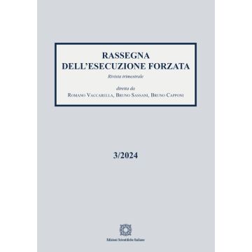 Rassegna dell'esecuzione forzata (2024). Vol. 3
