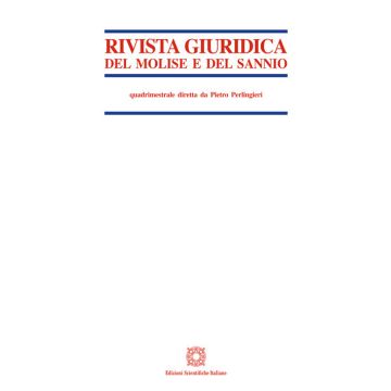 Rivista giuridica del Molise e del Sannio (2024). Vol. 3