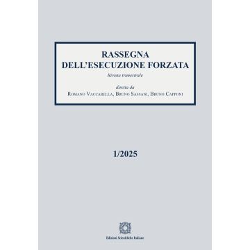 Rassegna dell'esecuzione forzata (2025). Vol. 1