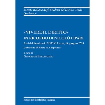 «Vivere il diritto» in ricordo di Nicolò Lipari
