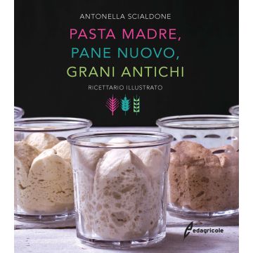 Pasta madre, pane nuovo, grani antichi. Ricettario illustrato  Scialdone Antonella  Edagricole / Il Sole 24 Ore  9788850654819