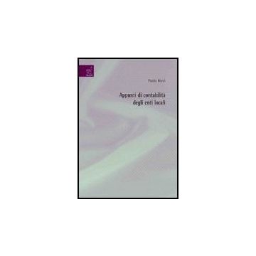 Appunti Di Contabilita' Degli Enti Locali - Ricci Paolo - Aracne - 9788854810624