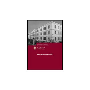 Research Report 2007 - Carlucci Luigia; De Persis Claudio - Aracne - 9788854820203