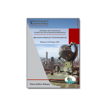 Atti del XIV Convegno Nazionale di Agrometeorologia - Agrometeorologia per l'azienda agraria