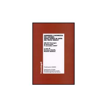 Ambiente E Sicurezza Sul Lavoro. Quali Tutele In Vista Del Testo Unico? Atti Del Convegno (benevento, 9 Novembre 2007) - Natullo; Santucci - Franco Angeli - 9788856803150
