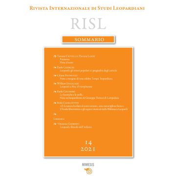 Rivista internazionale di studi leopardiani (2021). Vol. 14
