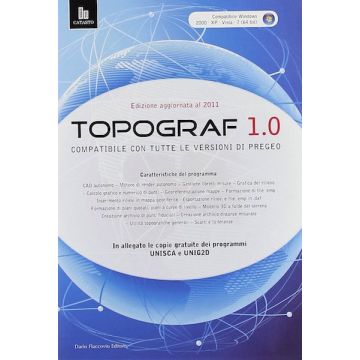 TOPOGRAF 1.0 compatibile con tutte le versioni di pregeo. CD-ROM