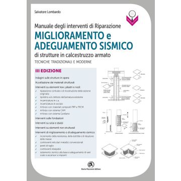 Manuale degli interventi di riparazione, miglioramento e adeguamento sismico di strutture in cemento armato. Tecniche tradizionali e moderne