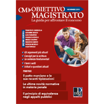 Obiettivo magistrato. La guida per affrontare il concorso (2019). Vol. 11: Novembre