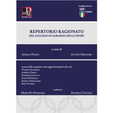 Repertorio ragionato del collegio di garanzia dello sport