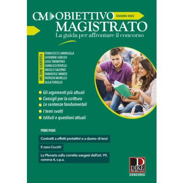 Obiettivo magistrato. La guida per affrontare il concorso (2022). Vol. 6: Giugno