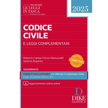 Codice civile e leggi complementari 2025 (Pocket) Con aggiornamenti online