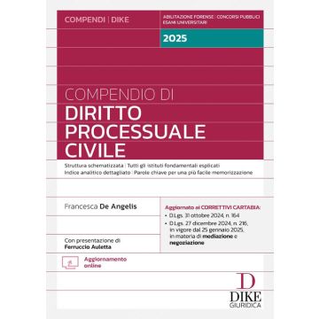 Compendio di Diritto Processuale Civile 2025 (Dike)