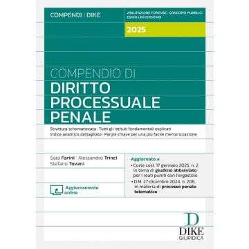 Compendio di Diritto Processuale Penale 2025. Con aggiornamento online (Dike)