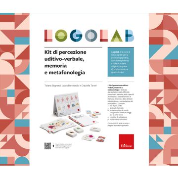 Logolab. Kit di percezione uditivo-verbale, memoria e metafonologia. Con tavole illustrate, checklist. Con 350 Carte
